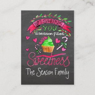 Wishing you a season filled with sweetness enclosure card