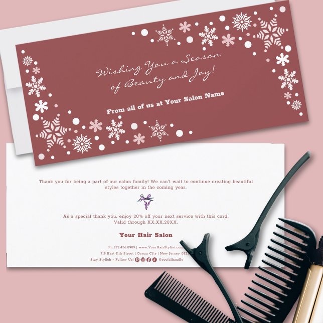 Wishing You a Season of Beauty and Joy Flat Card (Wishing You a Season of Beauty and Joy Flat Card)