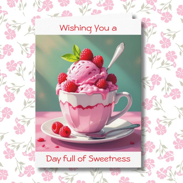 Wishing you a Sweet Day! Friendship Saying Hi Card (Creator Uploaded)