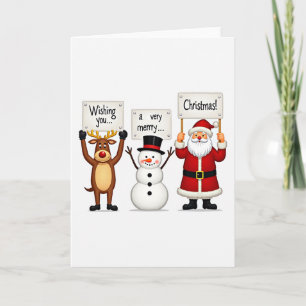 Wishing You A Very Merry Christmas Card