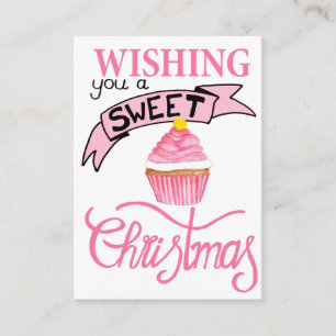 Wishing you a very sweet Christmas Enclosure Card