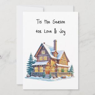 Wishing You a Warm Holiday Season Christmas Card