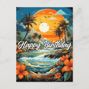 Wishing You A Wonderful Birthday Postcard