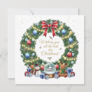 WISHING YOU ALL THE BEST THIS CHRISTMAS CARD