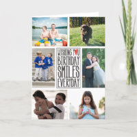 Wishing you Birthday Smiles Everyday