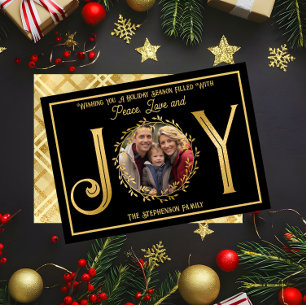 Wishing You Holiday Season Peace Love and Joy Card