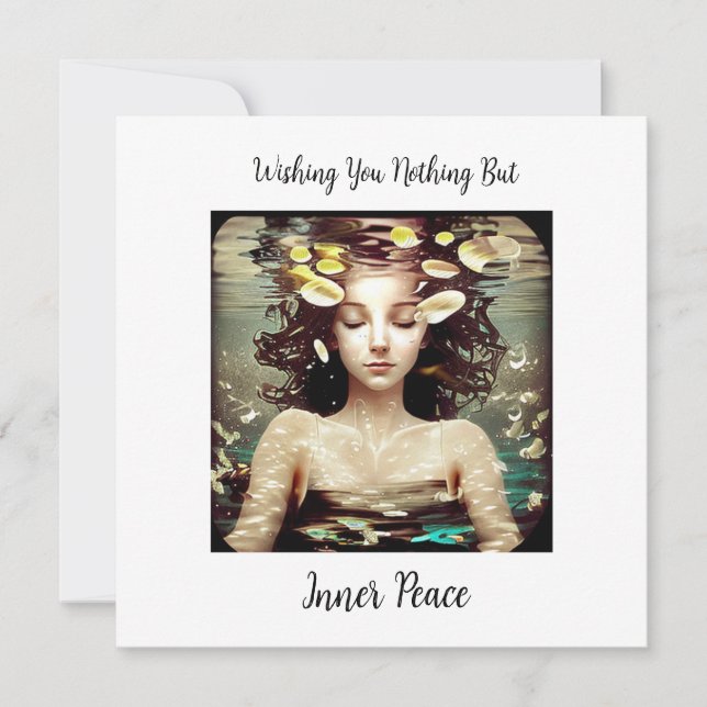 Wishing you Inner Peace and Harmony Card (Front)