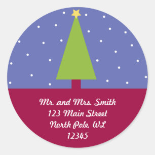 Wishing You Joy Address Label