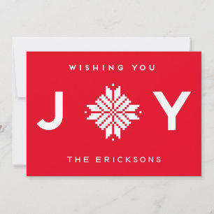 Wishing You Joy Christmas Holiday Corporate Card