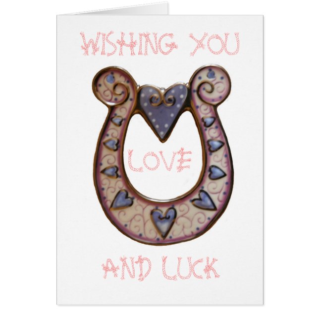 WISHING YOU, LOVE, AND LUCK (Front)