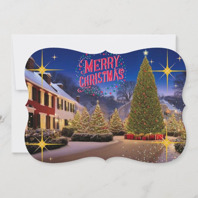 "Wishing You Peace and Joy this Christmas" Card (Back)