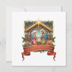 WISHING YOU PEACE AND JOY THIS SEASON CARD