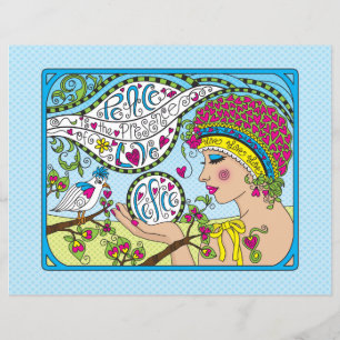 Wishing You Peace_Flat Paper Sheet 11" x 8.5"