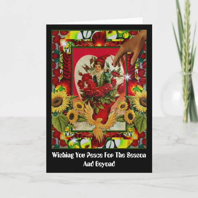 Wishing You Peace Holiday Card (Front)