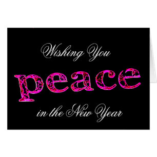 Wishing you peace in the new year