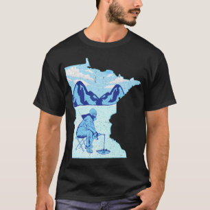 Wishing You Reel Nice Fishmas Funny Bass Fishing C T-Shirt