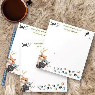 Wishing You The Best Day Ever Positivity Cat Notepad
