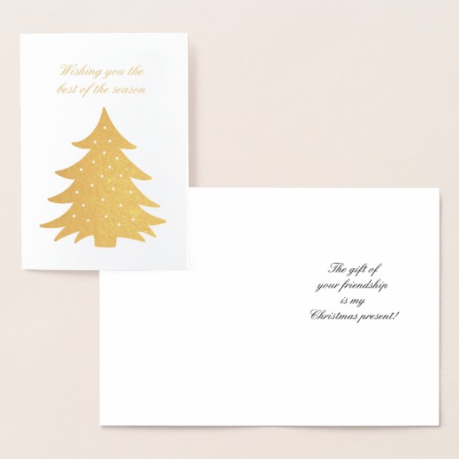 Wishing You the Best of the Season Foil Card (Display)