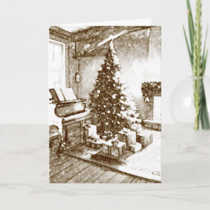Wishing You The Best Wonderful Christmas Nostalgia Card