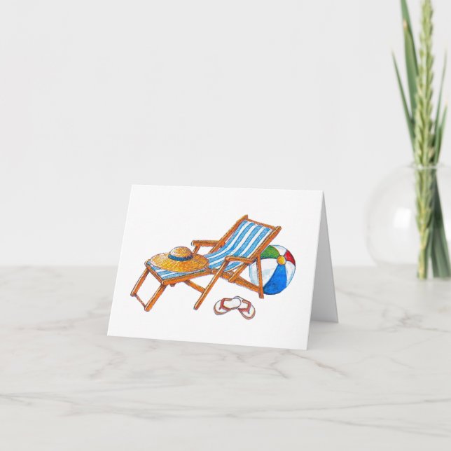 Wishing you tons of fun in the sun card (Front)