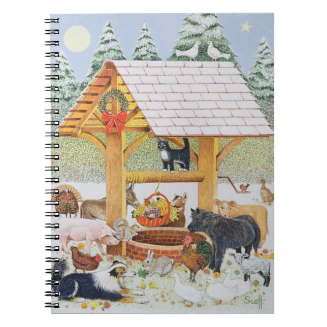 Wishing You Well Spiral Notebook (Front)