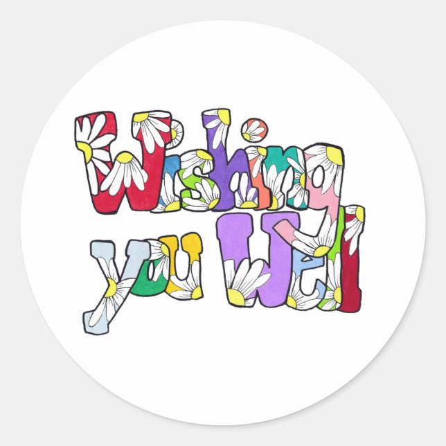 Wishing you well sticker (Front)
