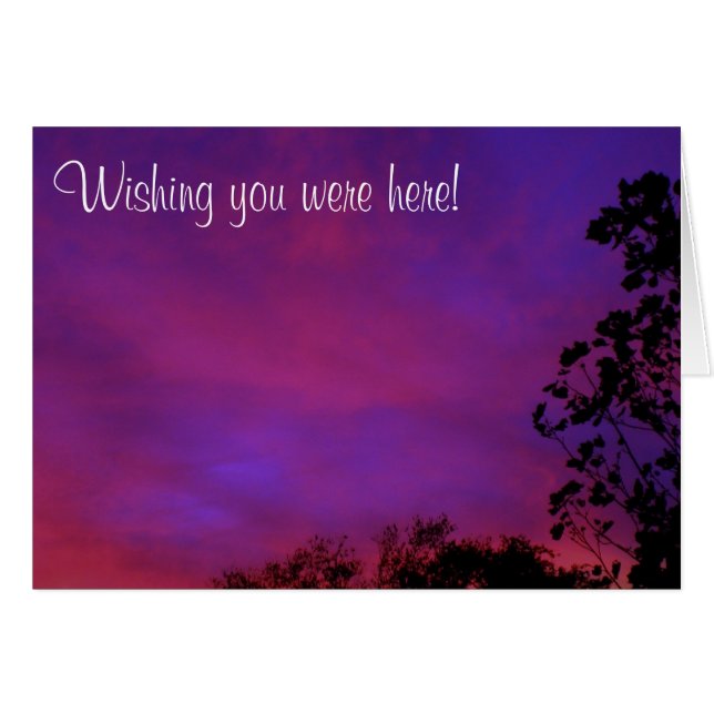 Wishing you were here! (Front Horizontal)