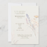 Wispy Botanical Cream Both Parents Wedding