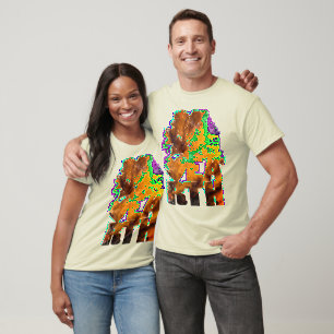 Wispy Clouds - Golden T-Shirt
