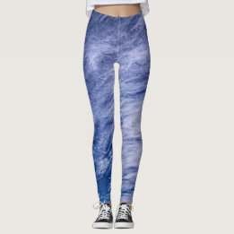 Wispy clouds leggings