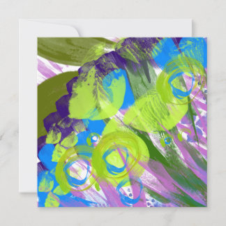 Wispy Garden Birthday Invitation