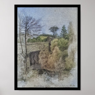 Wissahickon Station Railroad Bridge Pennsylvania Poster