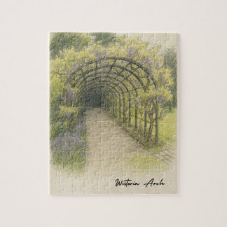 Wisteria Arch Jigsaw Jigsaw Puzzle