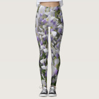 Wisteria Big Flowers Legging