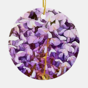WISTERIA CERAMIC TREE DECORATION