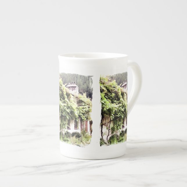 WISTERIA COTTAGE BONE CHINA MUG (Front Right)