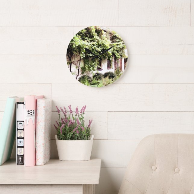 WISTERIA COTTAGE LARGE CLOCK (Reading Room)