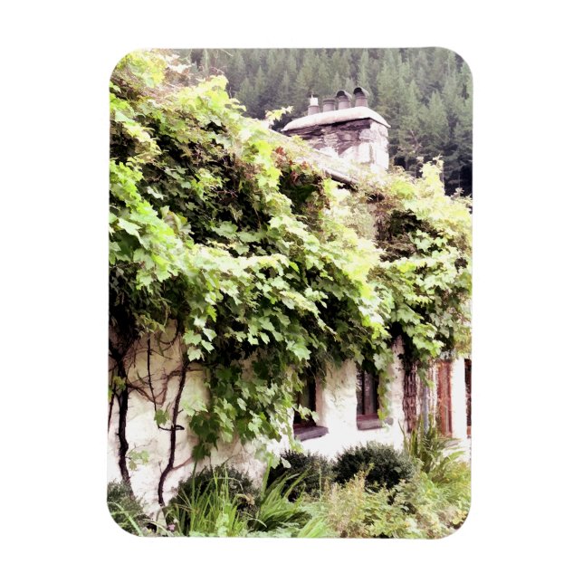 WISTERIA COTTAGE MAGNET (Vertical)