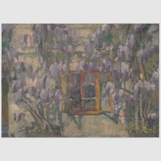 Wisteria Flower Window Tissue Paper (Front)