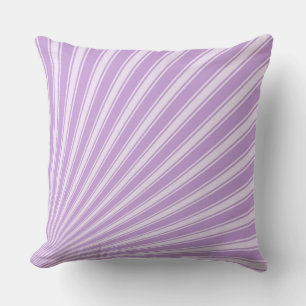 Wisteria Funky Sun Rays Background Cushion