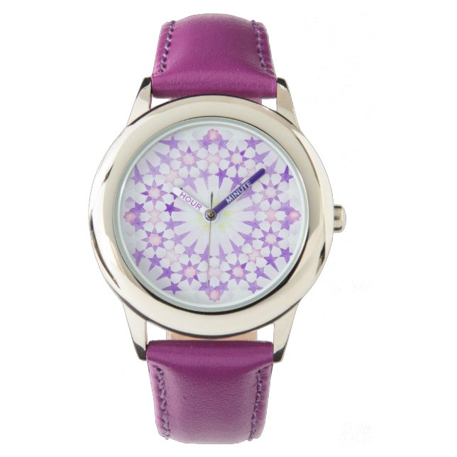 'Wisteria' Islamic geometry wristwatch (Front)