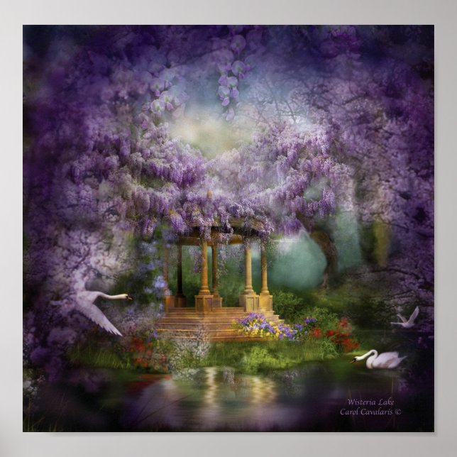 Wisteria Lake Art Poster/Print Poster (Front)