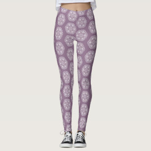 Wisteria Mandala Leggings