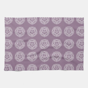 Wisteria Mandala Tea Towel