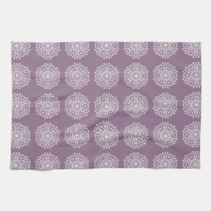 Wisteria Mandala Tea Towel