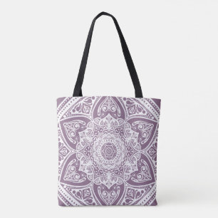 Wisteria Mandala Tote Bag