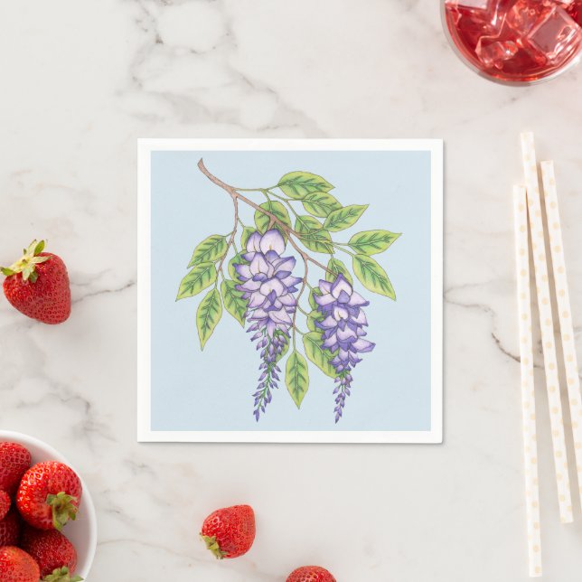 Wisteria Napkin (Insitu)