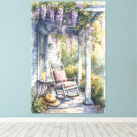 Wisteria Porch Rocking Chair Scene