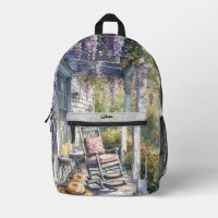 Wisteria Porch Rocking Chair Scene