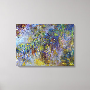 Wisteria (right half) by Claude Monet Canvas Print